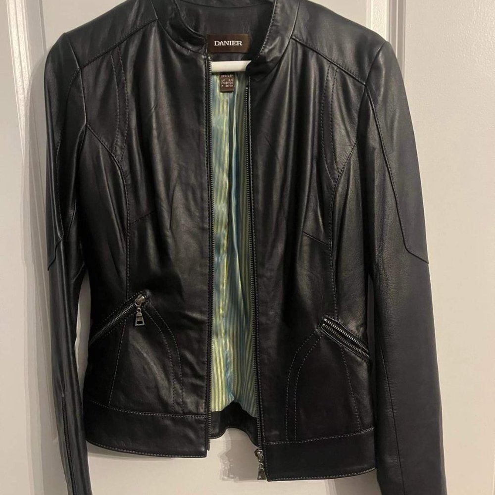 Various DANIER women's leather jackets.